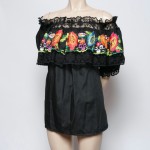 Vintage-top-blouse-boho-hippie-70s-gypsy-ethnic-mexican-festival
